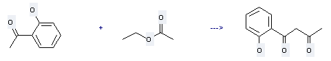 1,3-Butanedione,1-(2-hydroxyphenyl)- can be prepared by 1-(2-hydroxy-phenyl)-ethanone and acetic acid ethyl ester by heating
